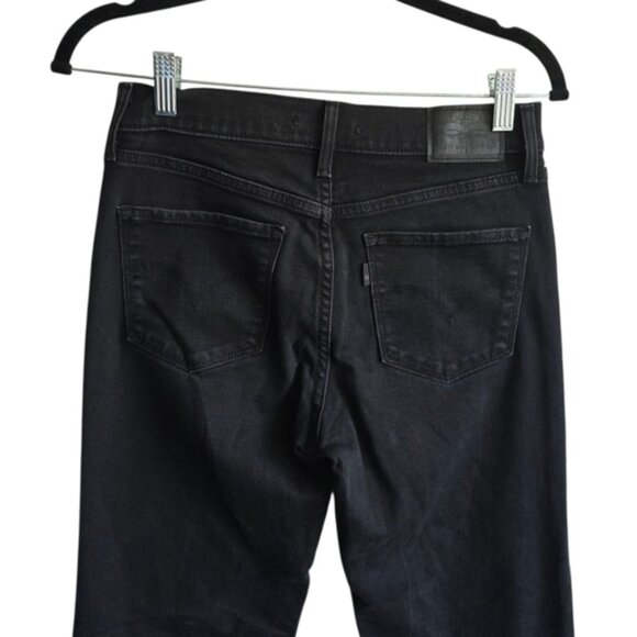 Levi's 314 Shaping Straight Leg Black Jeans Size 26 - Picture 7 of 16